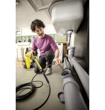 Wąż do kanalizacji 15m do myjek z wymienymi dyszami K2 - K7, Zestaw do czyszczenia rur, dł. 15 m, Karcher