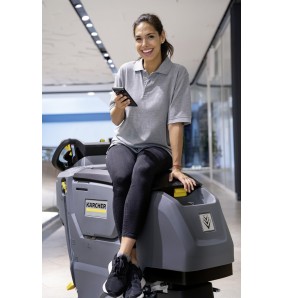 B 50 W Bp Pack 80Ah Li+FC+R55+DOSE+Rinse+Autofill (głowica rolkowa) (55 cm, 965 obr./min) Szorowarka prowadzona ręcznie Karcher