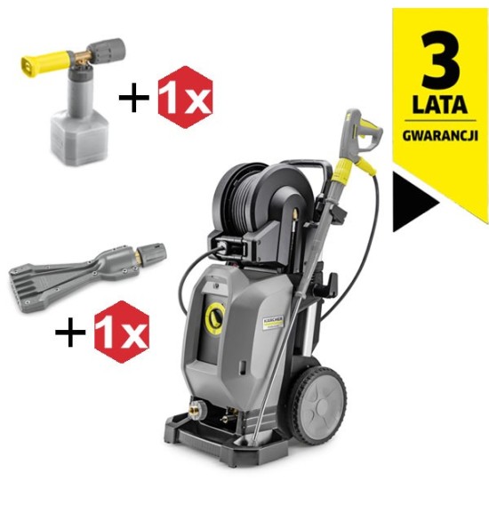 HD 10/25-4 SXA Plus (280 bar, 1000 l/h) + PIANOWNICA + ECO!BOOSTER EASY!Force profesjonalna myjka Karcher