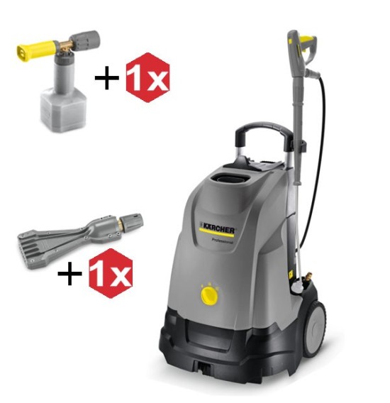 HDS 5/15 U (150 bar, 450 l/h) + PIANOWNICA + ECO!BOOSTER EASY!Force profesjonalna myjka Karcher