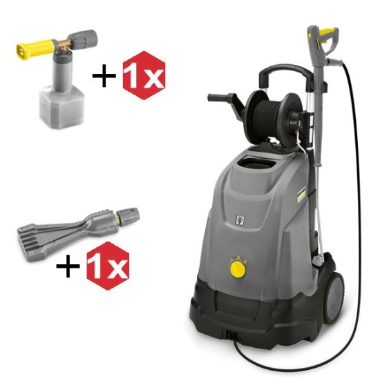 HDS 5/15 UX (150 bar, 450 l/h) + PIANOWNICA + ECO!BOOSTER EASY!Force profesjonalna myjka Karcher