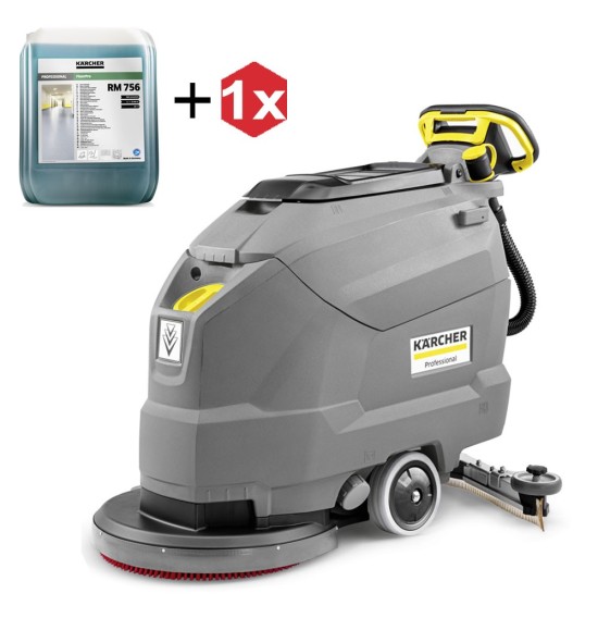 BD 50/50 C Bp Classic  + RM 756 10l (51 cm, 180 obr./min) Profesjonalna szorowarka Karcher