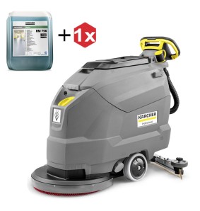 BD 50/50 C Bp Classic  + RM 756 10l (51 cm, 180 obr./min) Profesjonalna szorowarka Karcher