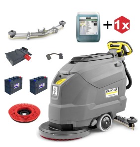 BD 50/50 C BP (51 cm, 180 obr./min) SZOROWARKA KARCHER ZESTAW + RM 756 + MOCNE AKUMULATORY X2 + PROSTOWNIK + LISTWA SSĄCA V 900