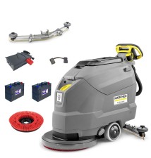 BD 50/50 C BP (51 cm, 180 obr./min) SZOROWARKA KARCHER ZESTAW + RM 756 + MOCNE AKUMULATORY X2 + PROSTOWNIK + LISTWA SSĄCA V 900