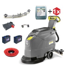 BD 43/25 C BP (43 cm, 180 obr./min) SZOROWARKA KARCHER ZESTAW + RM 756 + MOCNE AKUMULATORY X2 + PROSTOWNIK + LISTWA SSĄCA V 900