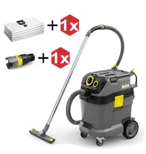 NT 40/1 Tact Te L Odkurzacz profesjonalny Karcher + KPL WORKÓW + ADAPTER (1380 W, 40L, DN 35)