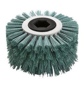 Szczotka kątowa, twarda, zielona, średnica 170 mm