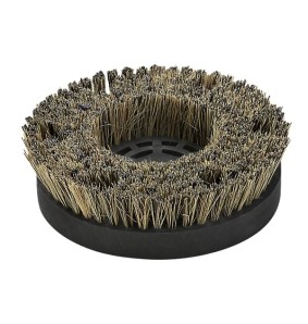 Miękka szczotka tarczowa z naturalnym włosiem, średnica 170 mm