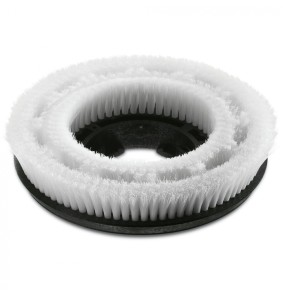 Bardzo miękka szczotka tarczowa, biała, średnica 355 mm