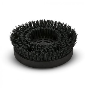 Bardzo twarda szczotka tarczowa, czarna, średnica 200 mm