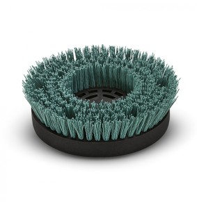 Twarda szczotka do czyszczenia zasadniczego, zielona, średnica 170 mm