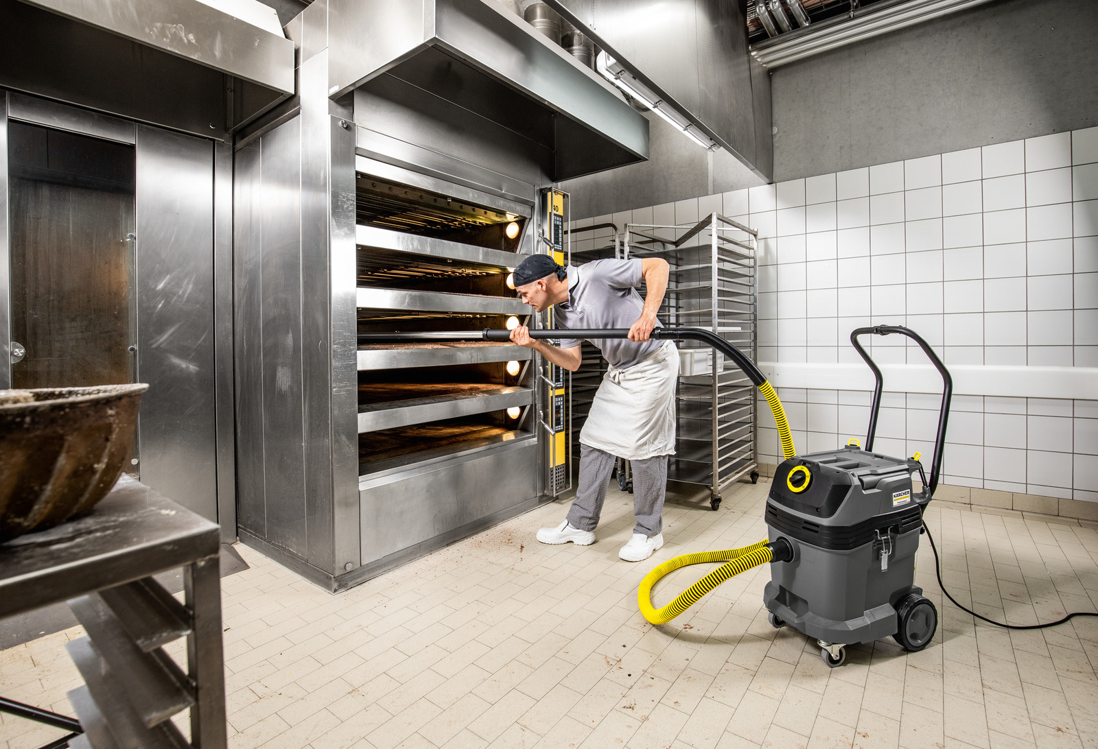 Przykład użycia odkurzacza NT 40/1 Tact NT 40/1 Tact Bs podczas pracy